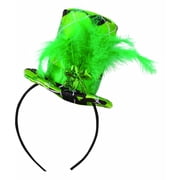 St Patrick's Day Check Mini Hat Headband