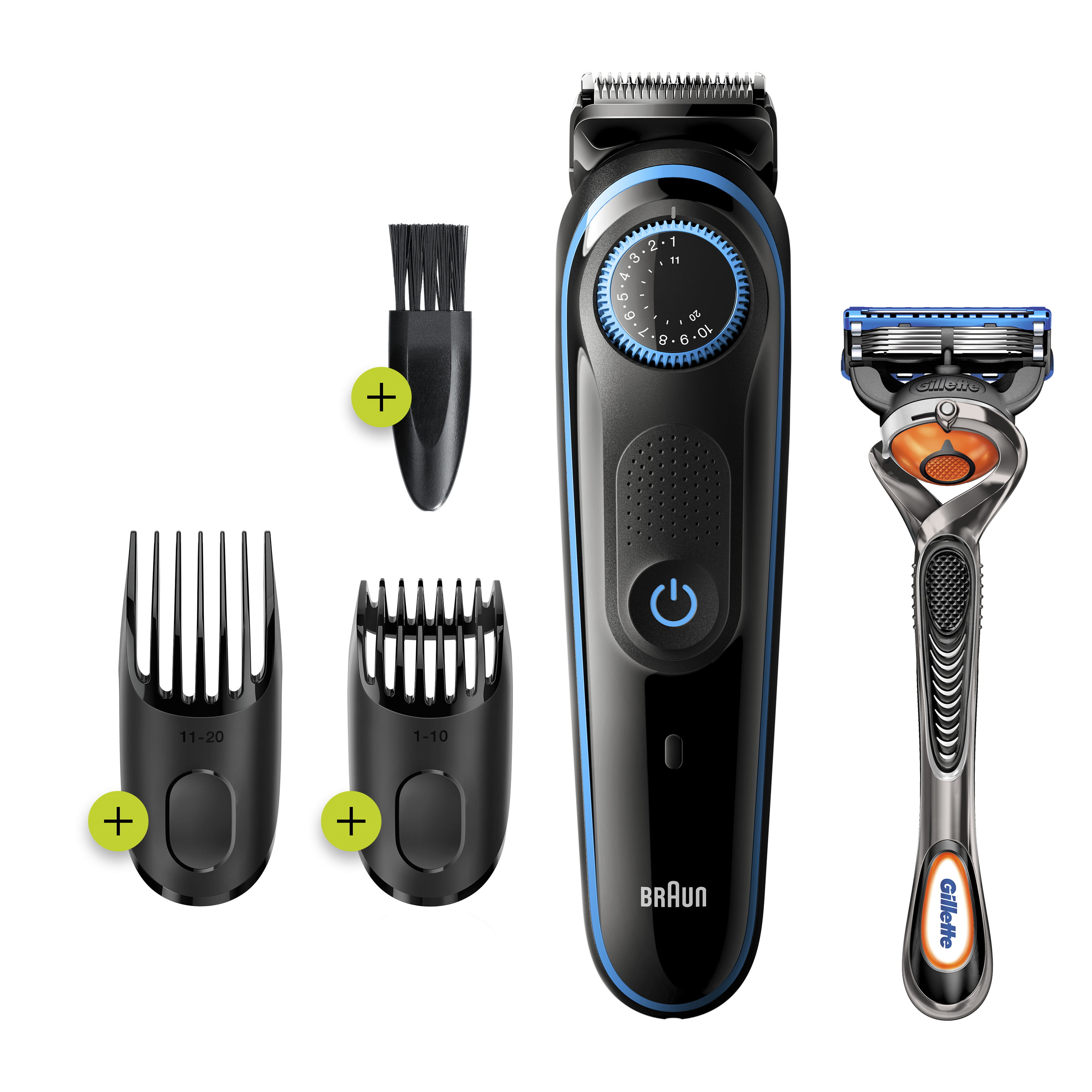 braun bt3221 mens rechargeable beard trimmer and hair clipper