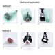 thumbnail image 3 of Recogedor de desechos para perros fácil de recoger Pooper Scooper Walking Pet Poo Poop Scoop Grabber Picker, 3 of 4
