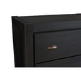 thumbnail image 2 of Grain Wood Furniture Montauk 5-Drawer Chest, Farmhouse Black, 2 of 7