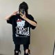 thumbnail image 4 of Hello Kitty-Camiseta de algodón holgada de manga corta con estampado divertido para niña, Top deportivo informal con cuello redondo, 4 of 4