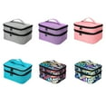 thumbnail image 4 of Guardoinrt Sac de Rangement de Vernis à Ongles Portable Cadeau Robuste et Durable pour les Amateurs de Vernis à Ongles Polyester Sacs d'Organisateur LightGray 1Set, 4 of 6