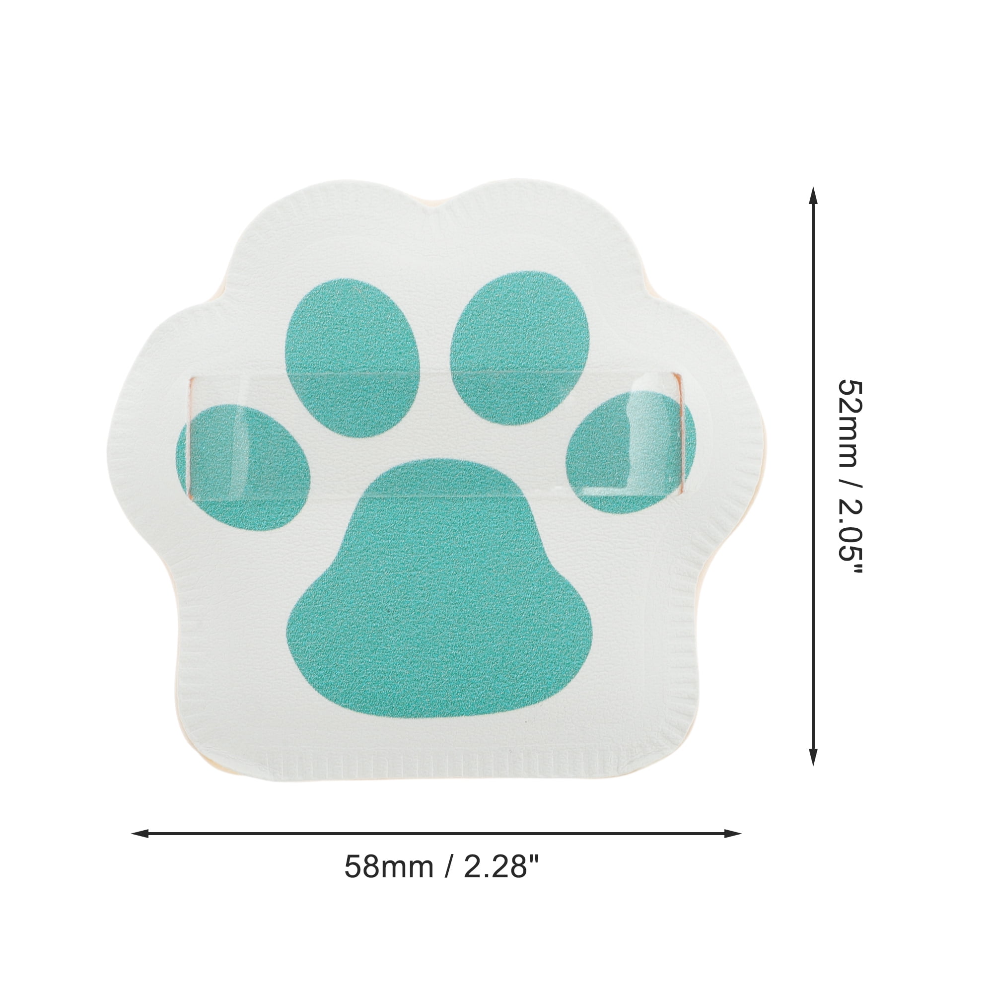 Unique Bargains 1 Pc Cat Paw Shaped Puff for Travel Makeup Application Green