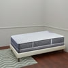 Continental Sleep, Mattress Set, 11-Inch Medium Foam Encased Tight top Pocket Coil Haybrid Mattress and 8" Wood Box Spring, 48"