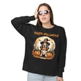 thumbnail image 2 of Happy Halloween Basset Hound Witches Hat Pumpkin Carving Sweatshirt Unisex Merch Bassets Dog Breed Lovers Gifts Idea - 02019, 2 of 6