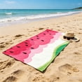 thumbnail image 6 of AZXY Watermelon Slice Print Microfiber Beach Towel, Sand-Free Quick-Drying Towel for Beach, Pool and Picnic, 6 of 6