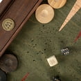 thumbnail image 4 of Manopoulos Green Cork 19 inch Backgammon Set, 4 of 5
