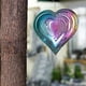 thumbnail image 3 of Wind Chimes Memorial Swivel Unique Colurful Heart Shape Wind Bell para decoración 20cmx28.8cm Zulema campanas de viento, 3 of 8