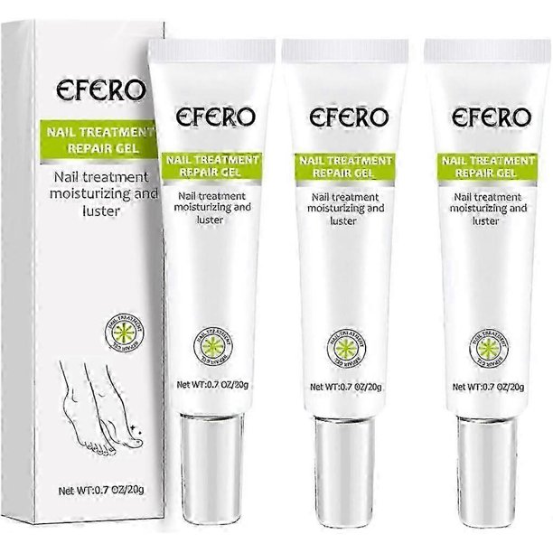3x Efero Nail Exfoliation Plant Nail Repair Fluid Nail Cream Nail Treatment Gel Nail Repair Gel Moisturizing Nail Luster