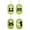 Green*2, variant on Xmealix 2 Pcs Cute Panda Design Wood Pulp Cleaning Sponge, 4" x 2.5" Absorbing 100% Natural Wood Pulp Fiber Core Dishwashing Sponge Random style
