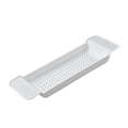 thumbnail image 1 of Bathtub Tray, Bath Caddy Tub Table Plastic Material  For Home White, 1 of 8