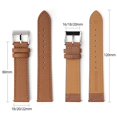 thumbnail image 4 of 20mm strap, compatible with Omega x Swatch Bioceramic Moonswatch leather strap, 4 of 4