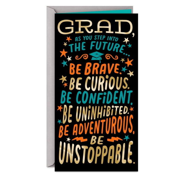 Hallmark Money Holder Graduation Card (Just Be You)