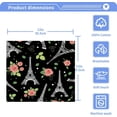 thumbnail image 4 of SKYSONIC 6PCS Eiffel Tower Rose Towels Cotton Washcloths Set,Quick Drying & Absorbent Soft Bathroom Hand Towel Lightweight & Portable Fingertip Towel, 4 of 7