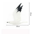 thumbnail image 1 of 1PC Fake Artificial Feathered Seagull Decoy Realistic Seagull Garden Decor, 1 of 8