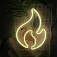 thumbnail image 5 of Vikakiooze Flame Neon Sign, Neon Lights For Wall Decor, Usb Battery Powered Neon Wall Light Kitchen Gadgets, 5 of 7