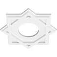 thumbnail image 2 of 14"OD x 5"ID x 7 3/4"C x 1"P Axel Architectural Grade PVC Contemporary Ceiling Medallion, 2 of 11