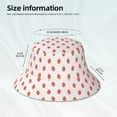 thumbnail image 5 of Kdxio Reflective Bucket Hat - Strawberry Print Bucket Hat for Men,Women, 5 of 9