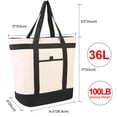 thumbnail image 3 of Bolsa Térmica CIVJET para Compras Beige, 3 of 8