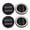 Black, variant on 4Pcs Furniture Chair Wheel Stoppers Rubber Bed Frame Stopper Nonslip Fixed Chair Foot Pad Furniture Caster Cups