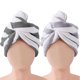 thumbnail image 3 of 2 toallas de microfibra para el cabello, secado rápido, gorro absorbente para el cabello seco para mujeres, turbante suave para la cabeza del baño, 3 of 5