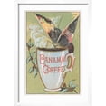 thumbnail image 2 of Art.com Butterfly Drinking Panama Coffee Giclee Print by Found Image Press, White Frame Wall Art, 17" x 23", 2 of 5