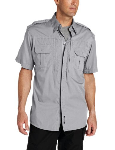 Propper Mens Short Sleeve Tactical Shirt Charcoal Grey Large Regular