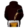 thumbnail image 2 of Man's Fashion 3D Beer Printed Hoodie Novelty Hooded Top Unisex Sweatshirt Autumn Long Sleeved Pullover Casual Outwear Tracksuit, 2 of 3