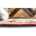thumbnail image 3 of Unique Loom Versailles Collection Traditional Classic Medallion Motif Area Rug (2 7 x 10 0 Runner, Burgundy/ Ivory), 3 of 5
