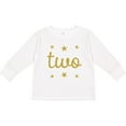 thumbnail image 3 of Inktastic 2nd Birthday Gold Two Boys or Girls Long Sleeve Toddler T-Shirt, 3 of 5