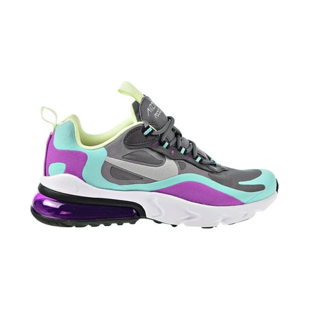 

Nike Air Max 270 React Big Kid s Shoes Gunsmoke-Aurora-Hyper Violet bq0103-007