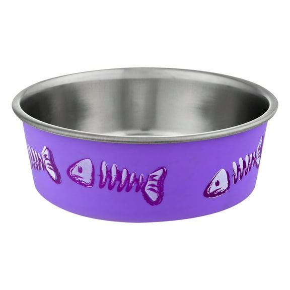 Loving Pets Bella Pet Bowl X-Small Fish Purple