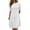 White Dresses for Women, variant on Womens Dresses Elbow Sleeve Round Neck Seamed Waist Flared Mini Sheath for Office Business Casual Daily Dinner Black S