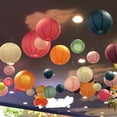 thumbnail image 3 of Colorful Lantern DIY Folding Handmade Multi-colors Thicker Scene Layout Lightweight Spring Lantern Festival Wedding Party Paper Lantern for Outdoor, 3 of 8