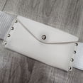thumbnail image 6 of lanema White Waist Chain Waist Pack Studded Belt for Women Prom Banquet Club Party Waist Pack Stretchy for Daily Casual Wear, 6 of 20