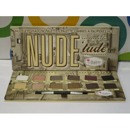 THE BALM COSMETICS ~ NUDE'TUDE NUDE EYESHADOW PALETTE ~ 0.382 OZ BOXED