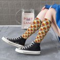 thumbnail image 5 of Naloa Cartoon Sunflowers Thigh High Socks Extra Long Stretchy Sock Women Over Knee High Opaque Stocking Daily Wear, 5 of 6