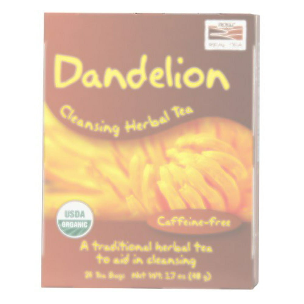 NOW Foods Dandelion Tea, 24 Ct