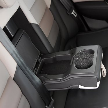 LIZEALUCKY Car Ashtray With LED Light - Smokeless, Portable, Battery Powered, Blue Glow Lid