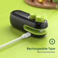 thumbnail image 3 of high qualityMini Bag Sealer, 2 in 1 Heat Sealer For Snacks, Rechargeable Handheld Plastic Bag Resealer, Portable Vacuum Bag Sealing Machine, 3 of 4