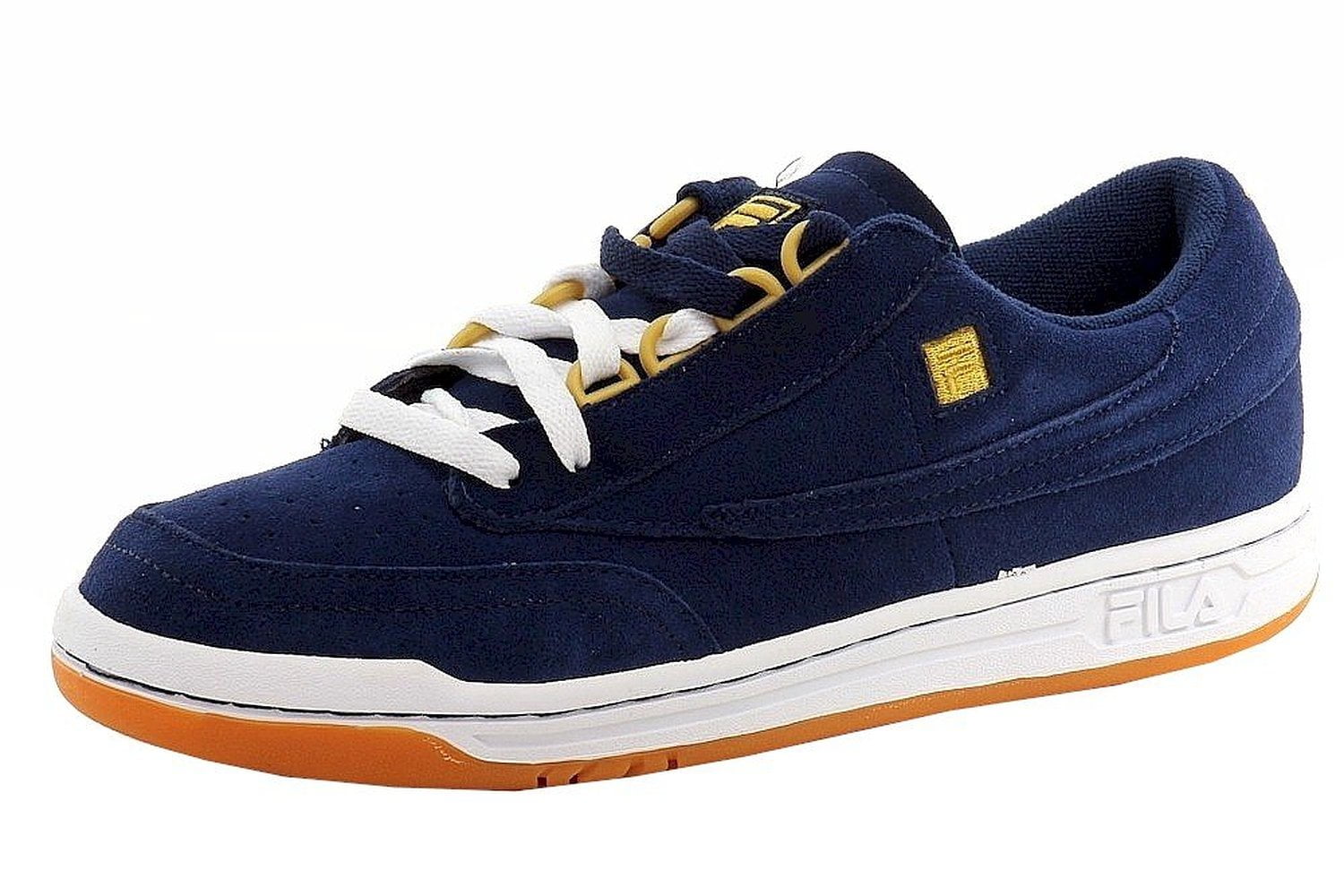 navy blue and gold filas