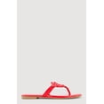 thumbnail image 2 of Women's Metallic Geometric Pendant Studded Thong Sandals, 2 of 3