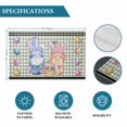 thumbnail image 6 of Bunny Gnomes Easter Placemats Set of 6, Eggs Sage Green Checkered Farmhouse Placemats for Dining Table, Place Mats for Kitchen Tabletop, Waterproof Wipeable Dining Table Mats Set, 6 of 9