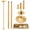Gold, variant on Pole Dance Pole for Home | 45mm Spin Static Dancing Pole | Professional Stripper Pole, Sturdy Steel Portable Removable Dance Pole Kit for Home Fitness