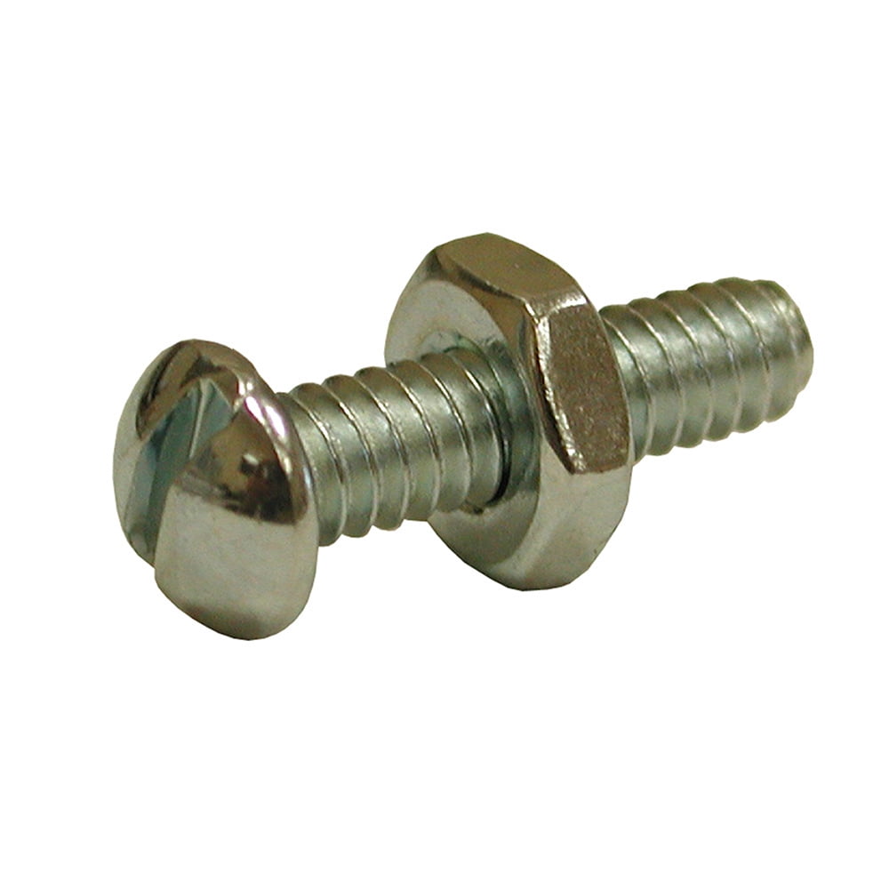 Pack 100, 3/16" x 3/4" Stove Bolt with Nut,PartNo F33009 JonesStephens ...