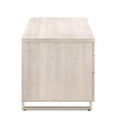 thumbnail image 5 of Michael Amini Marin 70"W 7-Drawer Stainless Steel & MDF Desk in Greige Beige, 5 of 14