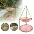 thumbnail image 2 of Hanging Bird Bath Plastic Bird Bath Plate Hanging Tray For Outdoors Deer Feeders for Yard Keyword Hummingbird Feeder Glass, 2 of 6