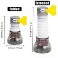 thumbnail image 5 of Universal 360 Degrees Rotatable Faucet Filter / Retractable Adjustable Flexible Tap Extender Kitchen Bathroom Accessories, 5 of 9