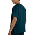 thumbnail image 5 of Ahabrexf Work Shirts for Men Short Sleeve Pocket V Neck Pullover T Shirt 1Pc, 5 of 6