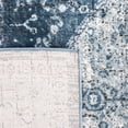thumbnail image 6 of SAFAVIEH Oregon Ronnette Damask Runner Rug, Navy/Ivory, 2'2" x 7', 6 of 11